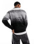 Jack & Jones oversize soft faded jumper in monochrome