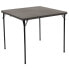 Фото #4 товара 34'' Square Bi-Fold Dark Gray Plastic Folding Table With Carrying Handle