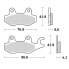 MOTO-MASTER MZ/Triumph/Yamaha 410204 Brake Pads