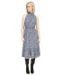 ფოტო #1 პროდუქტის Women's Printed Halter Midi Dress