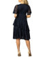 ფოტო #2 პროდუქტის Women's Lace Affair Tiered Cocktail Dress