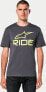 Фото #2 товара Alpinestars T-shirt ALPINESTARS RIDE 4.0 CSF TEE, Charcoal/Lime/Black Rozmiar: S