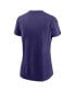 ფოტო #2 პროდუქტის Women's Purple Baltimore Ravens Primary Logo T-Shirt