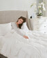 Фото #7 товара All Season Oversized Down 100% Cotton Cover Comforter, Twin