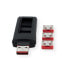Фото #1 товара Exsys EX-1114-R - Port blocker key - USB Type-A - Black - Red - Plastic - 4 pc(s)