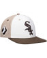 Фото #2 товара Men's White, Brown Chicago White Sox Chocolate Ice Cream Drip Snapback Hat