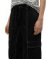 ფოტო #4 პროდუქტის Women's Kim Cotton Drawstring-Waist Cargo Pants