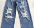 Фото #8 товара Levi's Women's '94 Baggy Jeans Distressed Size 26x31 New Blue A35100022