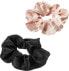 Фото #5 товара Scrunchies Satin-Optik rosé & schwarz, 2 St