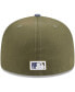 ფოტო #4 პროდუქტის Men's Olive, Blue Detroit Tigers 59FIFTY Fitted Hat