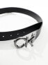 Фото #3 товара Calvin Klein metal CK 35mm belt in black