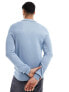 Фото #7 товара Only & Sons knitted long sleeve polo in light blue