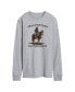 Фото #1 товара Men's Yellowstone Cowboy Long Sleeve T-shirt