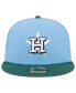 Фото #3 товара Men's Sky Blue, Cilantro Houston Astros 2017 World Series 59FIFTY Fitted Hat