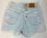 Levi's Women's Short High Rise Slim, Light Wash, Size 28 New 728780013