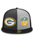 ფოტო #3 პროდუქტის Men's Gray, Black Green Bay Packers 2023 Sideline 59FIFTY Fitted Hat