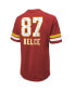 Men's Threads Travis Kelce Red Distressed Kansas City Chiefs Super Bowl LVIII Name and Number Oversized T-Shirt