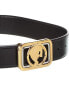 Фото #2 товара Lanvin Swan Leather Belt Men's