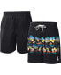 ფოტო #1 პროდუქტის Men's Black Chicago White Sox Breeze Volley Swim Shorts