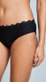Фото #3 товара Kate Spade New York Women's 174635 Scalloped Hipster Bikini Bottoms Size L