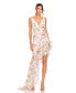 ფოტო #1 პროდუქტის Women's Ieena Floral Print Asymmetrical Ruffle Hem Dress