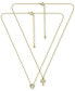 Фото #3 товара Giani Bernini 2-Pc. Set Cubic Zirconia Pavé Key & Solitaire Heart Pendant Necklaces, Created for Macy's