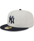 Фото #2 товара Men's Gray, Navy New York Yankees World Class Back Patch 59FIFTY Fitted Hat