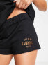 New Look tanning pyjama set in black