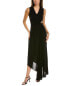 Halston Lena Midi Dress Women's Black 2