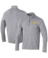 Фото #2 товара Men's Heathered Gray West Virginia Mountaineers Field Day Team Quarter-Zip Jacket