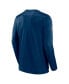 Фото #2 товара Men's Deep Sea Blue Seattle Kraken Authentic Pro Long Sleeve T-shirt