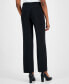 ფოტო #2 პროდუქტის Women's Mid-Rise Pleated Trousers