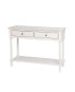 31.5" Medium Density Fiberboard, Wood 2-Drawer 1-Shelf Console and Entry Table