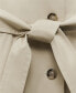 ფოტო #7 პროდუქტის Women's Shirt Collar Cotton Trench Coat