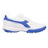 Фото #1 товара Diadora Calcetto Ii Lt Tf Soccer Mens White Sneakers Athletic Shoes 179904-D0337
