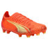 Puma Ultra Ultimate Firm GroundAg Soccer Cleats Womens Orange Sneakers Athletic