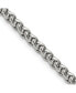 ფოტო #2 პროდუქტის Stainless Steel 5mm Wheat Chain Necklace