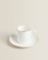 Фото #10 товара Чашка и блюдце для кофе из костяного фарфора "Gold" ZARAHOME