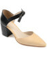 ფოტო #1 პროდუქტის Women's Camille Two-Piece Block Heel Pumps