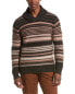 Фото #1 товара Billy Reid Eastwood Yak & Wool-Blend Shawl Collar Sweater Men's Grey L
