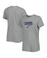 ფოტო #1 პროდუქტის Women's Gray Tottenham Hotspur Varsity Space-Dye T-shirt