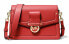 Фото #1 товара Сумка из коллекции MICHAEL KORS MK Jessie с логотипом, красная, среднего размера
