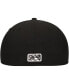 Фото #2 товара Men's Black Sacramento River Cats Authentic Collection 59FIFTY Fitted Hat