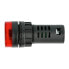 LED indicator 230V AC - 28mm - red with a buzzer