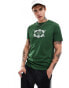 Фото #4 товара ASOS DESIGN standard fit t-shirt in green with front print