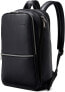 Фото #1 товара Мужской кожаный черный рюкзак Samsonite Classic Leather Slim Backpack, Cognac, One Size