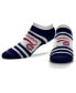 ფოტო #1 პროდუქტის Women's Montreal Canadiens Block Stripe Fuzzy Ankle Socks