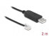 Фото #4 товара Delock 66736 - 2 m - RJ-12 - USB 2.0 Type-A