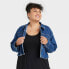 Фото #1 товара Women's Plus Size Cropped Denim Jacket - Ava & Viv