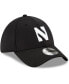 ფოტო #4 პროდუქტის Men's Black Northwestern Wildcats Campus Preferred 39Thirty Flex Hat